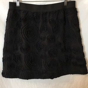 Parisian Nights A-line Skirt Rosettes Medium NWT